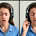 **Prompt:** A split image or a visual metaphor illustrating the stark contrast between poor and professional mobile audio. On one side, a person attempting to record a video with a smartphone's built-in microphone in a slightly noisy outdoor or semi-echoey indoor environment, with visual cues like wind lines, blurred background elements, and a chaotic, distorted sound wave. The person appears frustrated or hard to hear. On the other side, the same person is confidently speaking, equipped with a discreet lavalier microphone clipped to their clothing, with a clean, focused, and crisp sound wave emanating from them. The background is clearer or more subdued, emphasizing audio isolation and clarity. The overall impression should be a dramatic improvement in sound quality, showcasing the "before and after" of using an external microphone.