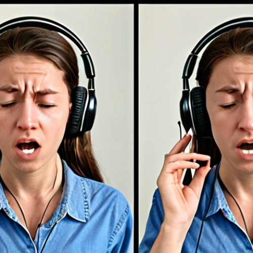 **Prompt:** A split image or a visual metaphor illustrating the stark contrast between poor and professional mobile audio. On one side, a person attempting to record a video with a smartphone's built-in microphone in a slightly noisy outdoor or semi-echoey indoor environment, with visual cues like wind lines, blurred background elements, and a chaotic, distorted sound wave. The person appears frustrated or hard to hear. On the other side, the same person is confidently speaking, equipped with a discreet lavalier microphone clipped to their clothing, with a clean, focused, and crisp sound wave emanating from them. The background is clearer or more subdued, emphasizing audio isolation and clarity. The overall impression should be a dramatic improvement in sound quality, showcasing the "before and after" of using an external microphone.